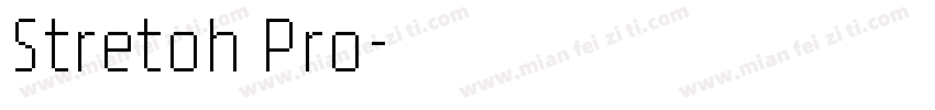 Stretoh Pro字体转换